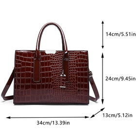 Sac à main Femme avec Imprimé Crocodile