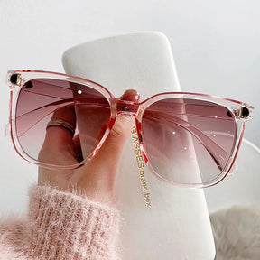 Lunettes de Soleil Femme Oversized Gradient