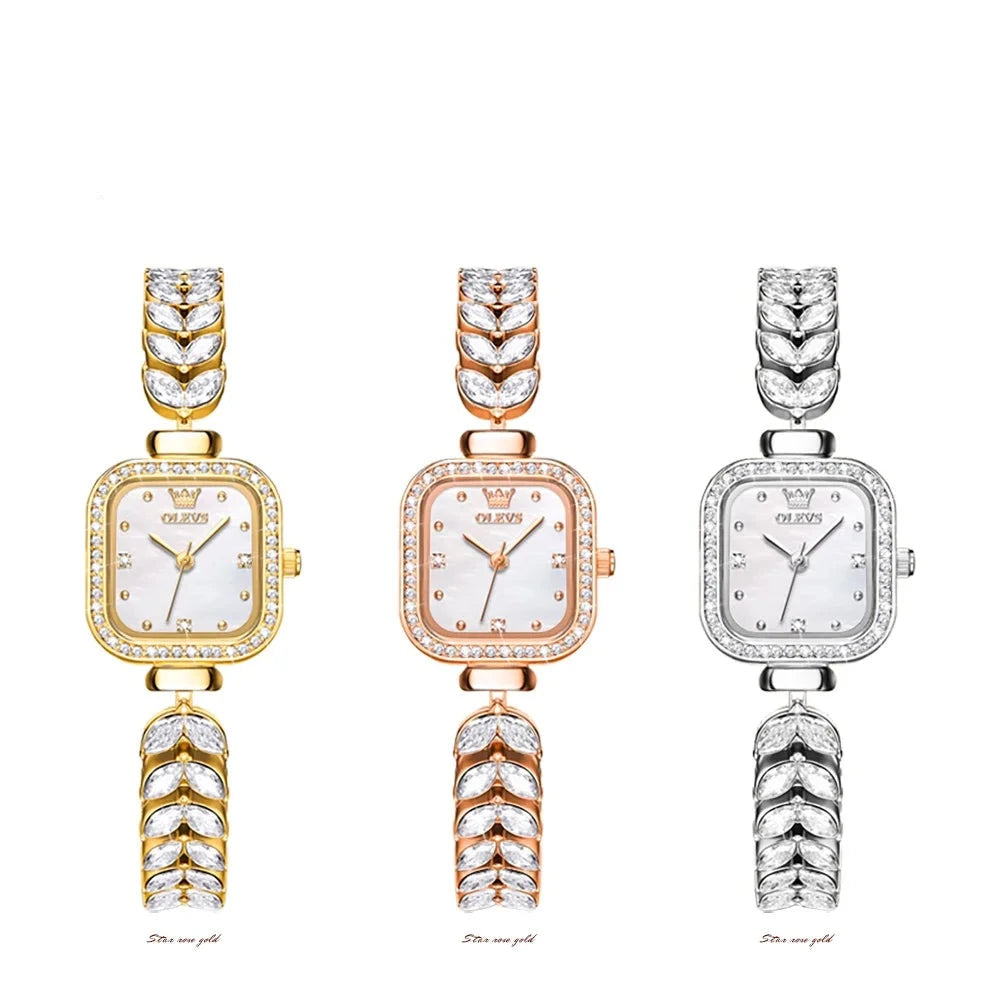 Montre Femme Olevs Diamonds Square